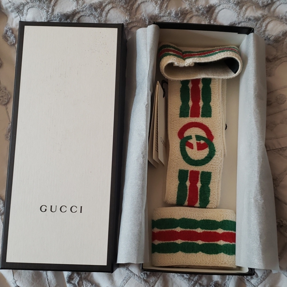 Elastic Gucci headband set